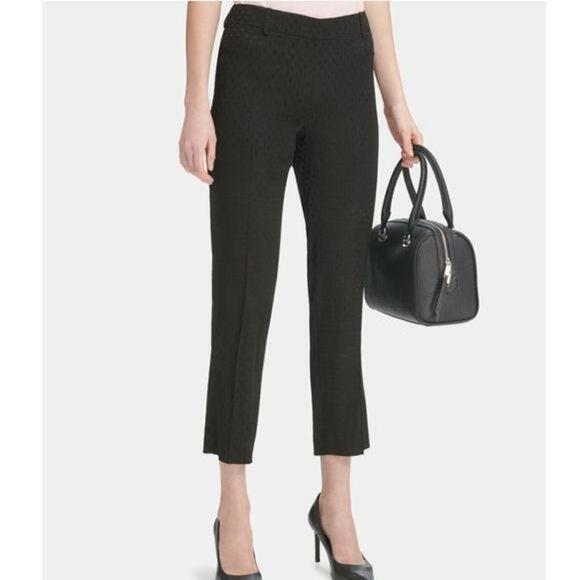 Calvin Klein Pants - Calvin Klein Petite Dot Jacquard Pants 2P
